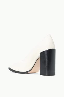 PAZ PUMP | CREAM -Staud Outlet Store STAUD PAZ PUMP CREAM FALL 23 ECOM 3