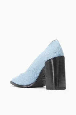 PAZ PUMP | DENIM BLUE -Staud Outlet Store STAUD PAZ PUMP DENIMBLUE FALL 23 ECOM 3