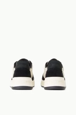 STAUD + KEDS THE COURT SNEAKER | BLACK CREAM -Staud Outlet Store STAUD PICKLEBALL SNEAKER BLACK SUPF 23 ECOM 7 web