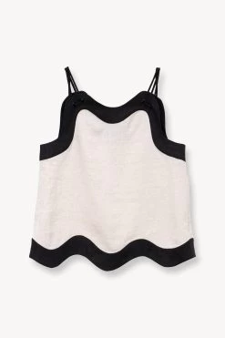 RENATA TOP | NATURAL BLACK -Staud Outlet Store STAUD RENATA TOP NATURAL BLACK SPRING 23 ECOM 1 1