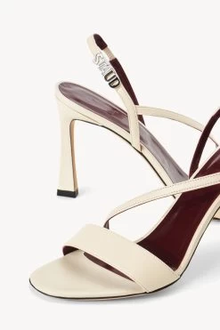 NADJA HEEL | CREAM -Staud Outlet Store STAUD RHINESTONE NADJA HEEL CREAM SEASON 22 ECOM 4