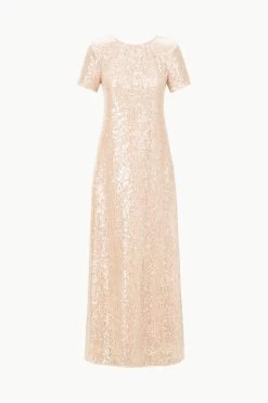 SAFI DRESS | BEIGE -Staud Outlet Store STAUD SAFIDRESS BEIGE ECOM 1