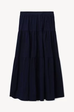 SEA SKIRT | NAVY -Staud Outlet Store STAUD SEA SKIRT NAVY HOLIDAY 22 ECOM 1