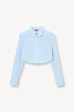 SENECA TOP | FRENCH BLUE 10 SENECA TOP | FRENCH BLUE -Staud Outlet Store STAUD SENECA TOP FRENCH BLUE SUPF 23 ECOM 1
