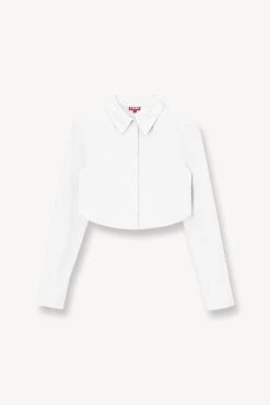 SENECA TOP | WHITE 10 SENECA TOP | WHITE -Staud Outlet Store STAUD SENECA TOP WHITE SUPF 23 ECOM 1