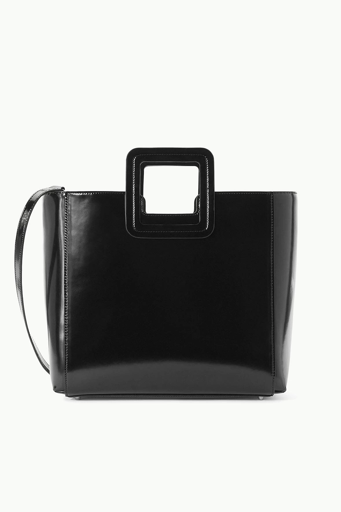 SHIRLEY LEATHER BAG | BLACK POLISHED 2 SHIRLEY LEATHER BAG | BLACK POLISHED - Image 2
