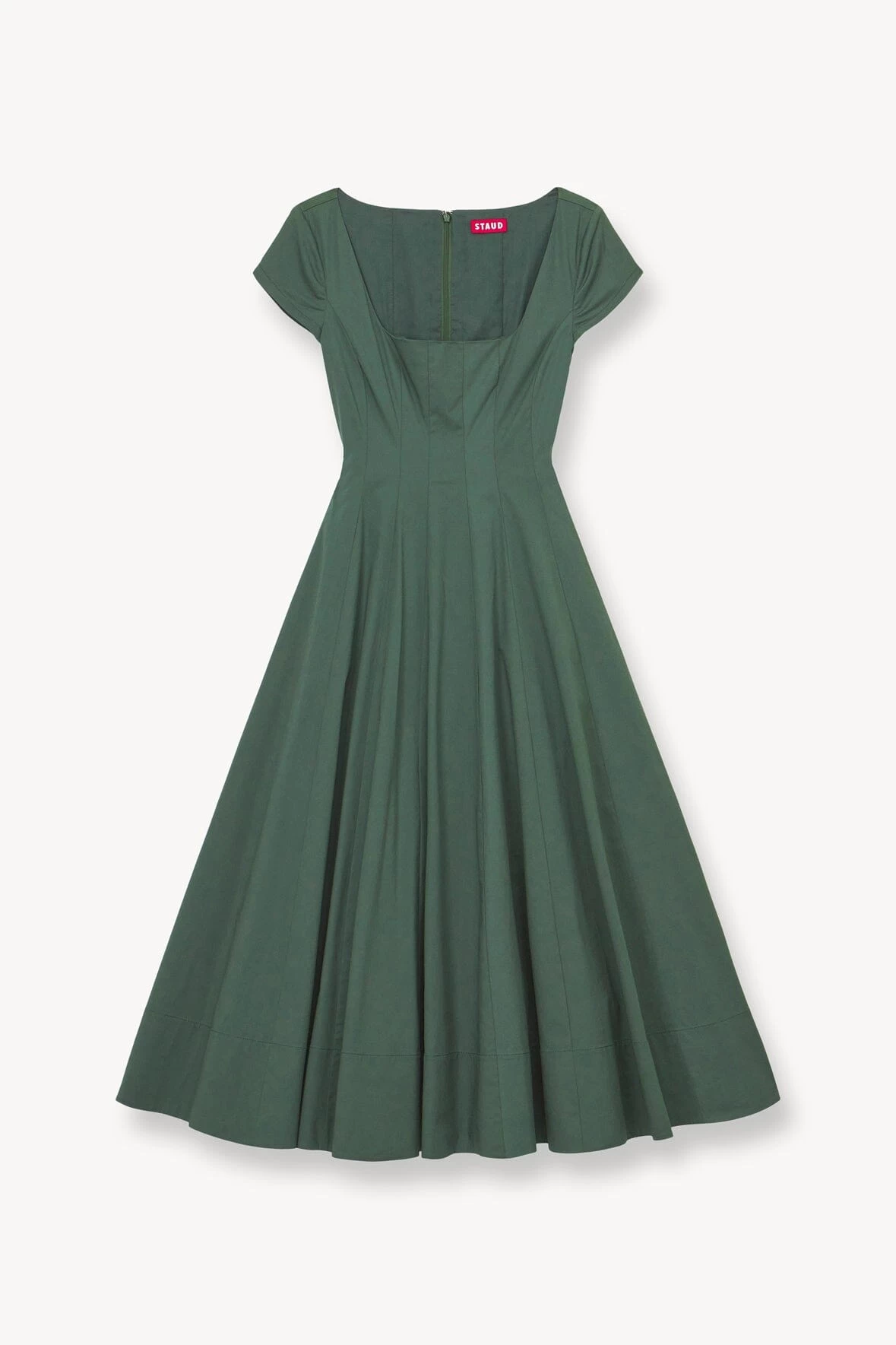 SHORT SLEEVE WELLS DRESS | PINE 5 SHORT SLEEVE WELLS DRESS | PINE - Image 5