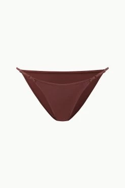 SISLEY STRING BOTTOM | CLOVE -Staud Outlet Store STAUD SISLEY STRING BOTTOM CLOVE SUPF 23 ECOM 1