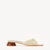 SIMONE CROCHET HEEL | CREAM