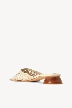 SIMONE CROCHET HEEL | CREAM -Staud Outlet Store STAUD SMONE CROCHET HEEL CRM SEASON 22 ECOM 3