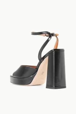SOLANGE PLATFORM | BLACK 8 SOLANGE PLATFORM | BLACK -Staud Outlet Store STAUD SOLANGE PLATFORM BLACK FALL 23 ECOM 3