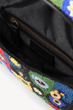 TOMMY BEADED BAG | BLACK MILLEFIORI -Staud Outlet Store STAUD TOMMY BEADED BAG MILLEFIOREBLACK FALL 22 ECOM 3
