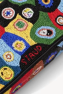 TOMMY BEADED BAG | BLACK MILLEFIORI -Staud Outlet Store STAUD TOMMY BEADED BAG MILLEFIOREBLACK FALL 22 ECOM 4