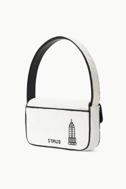 TOMMY BEADED BAG | I LOVE NEW YORK -Staud Outlet Store STAUD TOMMYBEADEDBAG NEWYORK FALL 23 ECOM 2 1