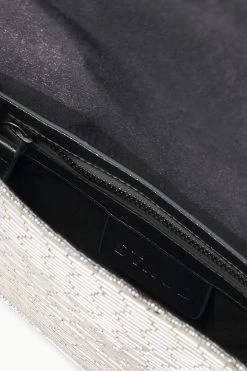 TOMMY BEADED BAG | SILVER 9 TOMMY BEADED BAG | SILVER -Staud Outlet Store STAUD TOMMYBEADED BAG SILVER FALL 23 ECOM 3