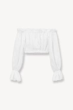 TRISTAN TOP | WHITE 10 TRISTAN TOP | WHITE -Staud Outlet Store STAUD TRISTAN TOP WHITE SUPF 23 ECOM 1