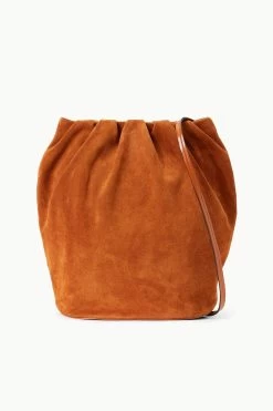 VALENTINA BUCKET BAG | TOBACCO 10 VALENTINA BUCKET BAG | TOBACCO -Staud Outlet Store STAUD VALENTINA BAG TOBACCO SUPF 23 ECOM 1