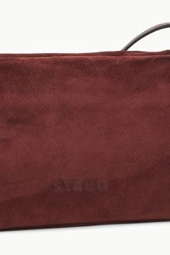 VIVI CROSSBODY BAG | MAHOGANY SUEDE -Staud Outlet Store STAUD VIVI CROSSBODYBAG MAHOGANY FALL 23 ECOM 4