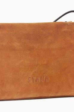 VIVI CROSSBODY BAG | TAN SUEDE -Staud Outlet Store STAUD VIVI CROSSBODYBAG TAN FALL 23 ECOM 4
