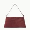 VIVI SHOULDER BAG | MAHOGANY SUEDE