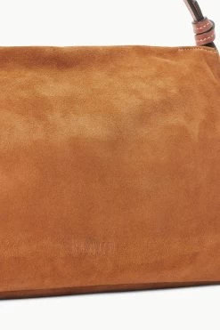 VIVI SHOULDER BAG | TAN SUEDE -Staud Outlet Store STAUD VIVI SHOULDERBAG TAN FALL 23 ECOM 4