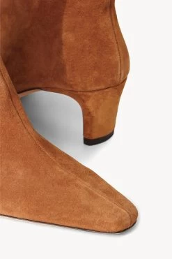 WALLY ANKLE BOOT | TAN SUEDE -Staud Outlet Store STAUD WALLY ANKLE BOOT TANSUEDE FALL 22 ECOM 5