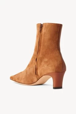 WALLY SPLIT ANKLE BOOT | TAN 10 WALLY SPLIT ANKLE BOOT | TAN -Staud Outlet Store STAUD WALLY SPLIT ANKLE BOOT TAN FALL 22 ECOM 3
