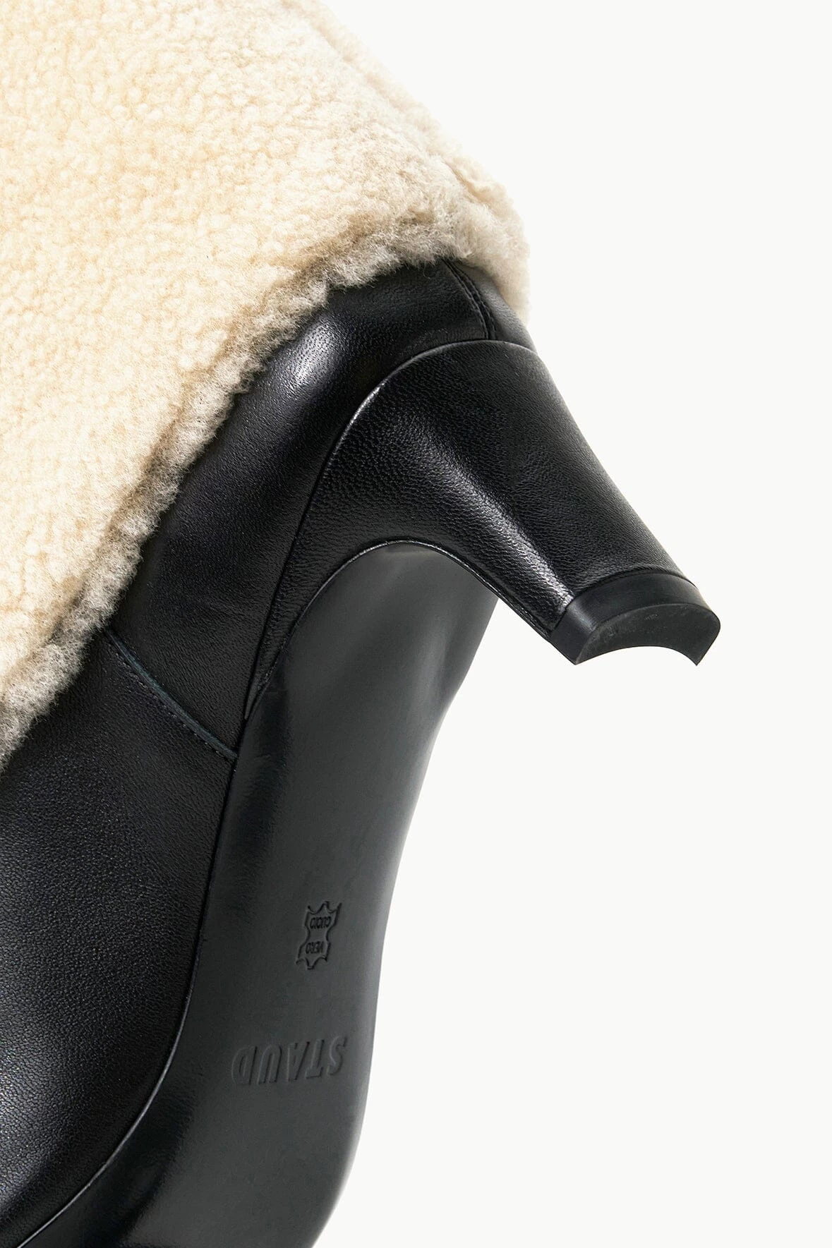 WALLY FOLDOVER BOOT | BLACK CREAM 5 WALLY FOLDOVER BOOT | BLACK CREAM - Image 5