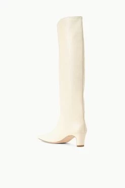 WALLY BOOT | CREAM 8 WALLY BOOT | CREAM -Staud Outlet Store STAUD WALLY BOOT CREAM SUPF 23 ECOM 3