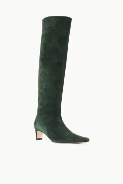 WALLY BOOT | PINE SUEDE 9 WALLY BOOT | PINE SUEDE -Staud Outlet Store STAUD WALLY BOOT PINE FALL 23 ECOM 2