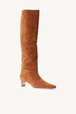 WALLY BOOT | TAN SUEDE -Staud Outlet Store STAUD WALLY BOOT TANSUEDE FALL 22 ECOM 2 aff062e5 c2af 42be b980 bf46b9a575c1