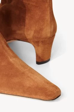 WALLY BOOT | TAN SUEDE -Staud Outlet Store STAUD WALLY BOOT TANSUEDE FALL 22 ECOM 5