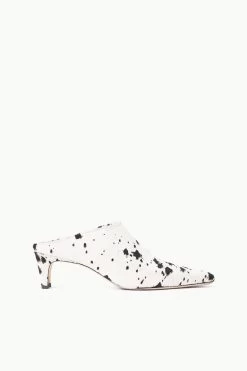 WALLY MULE | BLACK & WHITE HAIRCALF
