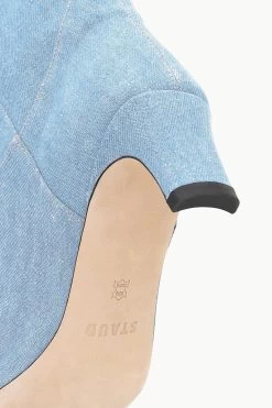 WESTERN WALLY BOOT | DENIM BLUE -Staud Outlet Store STAUD WESTERNWALLY BOOT DENIMBLUE FALL 23 ECOM 4