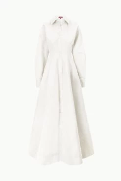 WINONA DRESS | IVORY -Staud Outlet Store STAUD WINONADRESS IVORY ECOM 1
