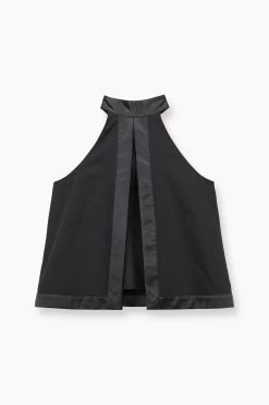 WRIGHT TOP | BLACK -Staud Outlet Store STAUD WRIGHT WOVENTOP BLACK FALL 23 ECOM 1
