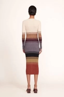 SHOKO SWEATER | SAHARA STRIPE -Staud Outlet Store Shoko Sweater Sahara Stripe 009 edit web