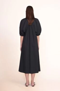 VINCENT DRESS | BLACK -Staud Outlet Store Vincent Dress Black 00608 web