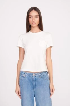 STAUD + WRANGLER THE W TEE | WHITE