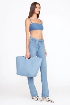 MAR TOTE | DENIM BLUE 13 MAR TOTE | DENIM BLUE -Staud Outlet Store Wrangler 0266 web web