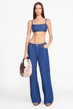 MOON SPLIT BAG | MIXED HAIRCALF -Staud Outlet Store Wrangler 0623 web