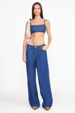 MOON SPLIT BAG | MIXED HAIRCALF -Staud Outlet Store Wrangler 0634 web