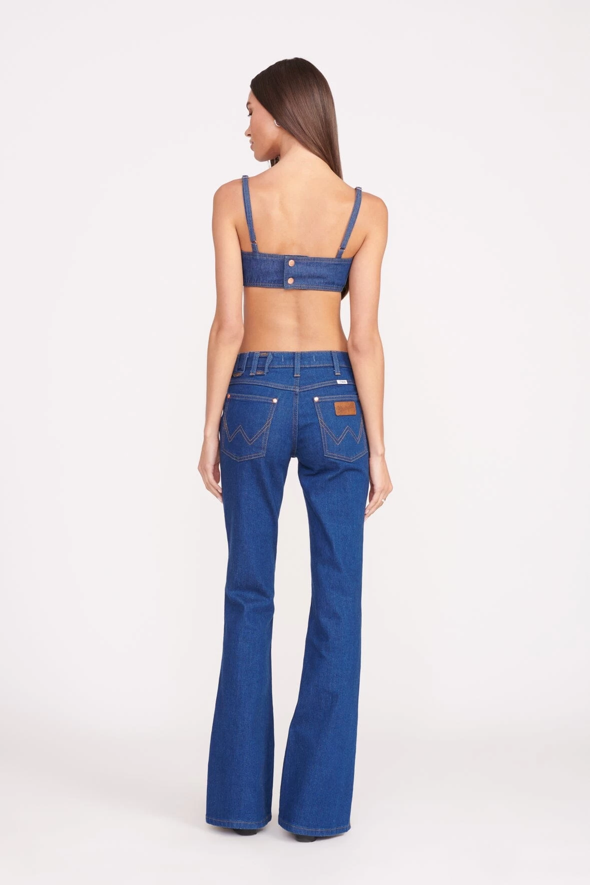 STAUD + WRANGLER THE BIKINI JEAN | DARK RINSE 3 STAUD + WRANGLER THE BIKINI JEAN | DARK RINSE - Image 3