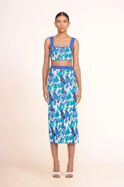 SLOANE HEEL | BLACK WHITE SNAKE EMBOSSED 12 SLOANE HEEL | BLACK WHITE SNAKE EMBOSSED -Staud Outlet Store Zola top pacific paradise 003942 web 1