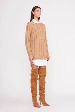 CAMI OVER THE KNEE BOOT | TAN SUEDE 14 CAMI OVER THE KNEE BOOT | TAN SUEDE -Staud Outlet Store aldrin dress camel white 5 9303dbfd 4646 4f17 b28c 8d7962389ca5