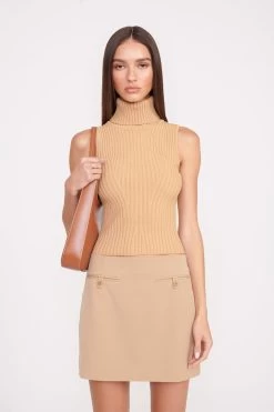 ALEC BAG | TAN -Staud Outlet Store alec bag tan 0129 web