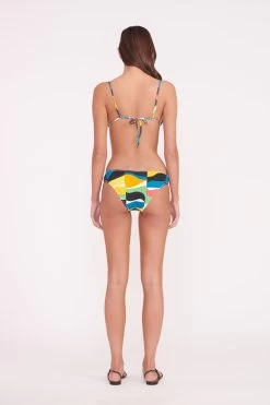 ALEXIS TRIANGLE TOP | MARBLE WAVE -Staud Outlet Store alexis triangle gemma bottom marble wave 01001 web