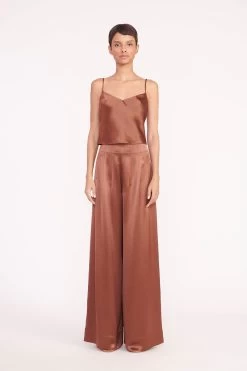 CALEB PANT | CLOVE 10 CALEB PANT | CLOVE -Staud Outlet Store caleb pant clove 02665 web