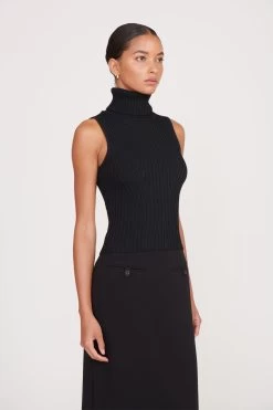 CALLUM TOP | BLACK -Staud Outlet Store callum top black 9 438c5442 4153 42b5 bca2 15d13ecb1715