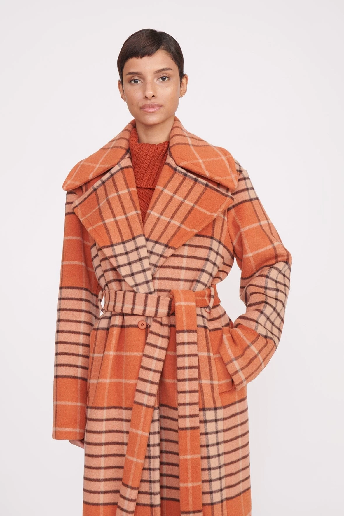 CARVER COAT | PERSIMMON MEGA PLAID 2 CARVER COAT | PERSIMMON MEGA PLAID - Image 2
